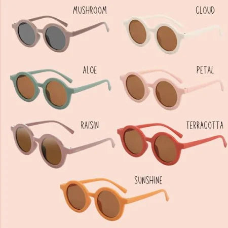 Sugar + Maple Round Sunglasses