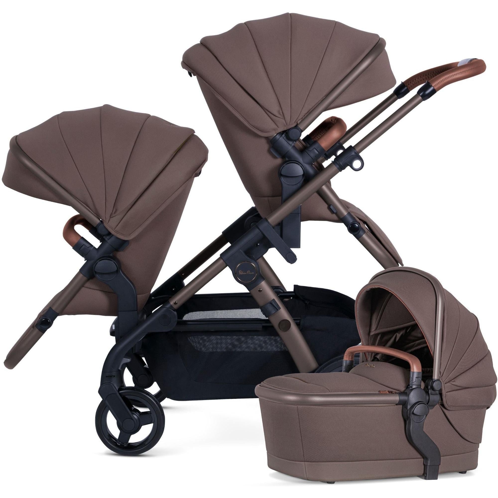 stroller single to double Silver Cross Wave 3 Single-to-Double Stroller – Crib & Kids