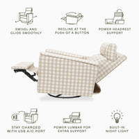 Namesake Willa Pro Power Recliner + Swivel Glider