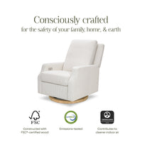 Namesake Crewe Electronic Recliner and Swivel Glider
