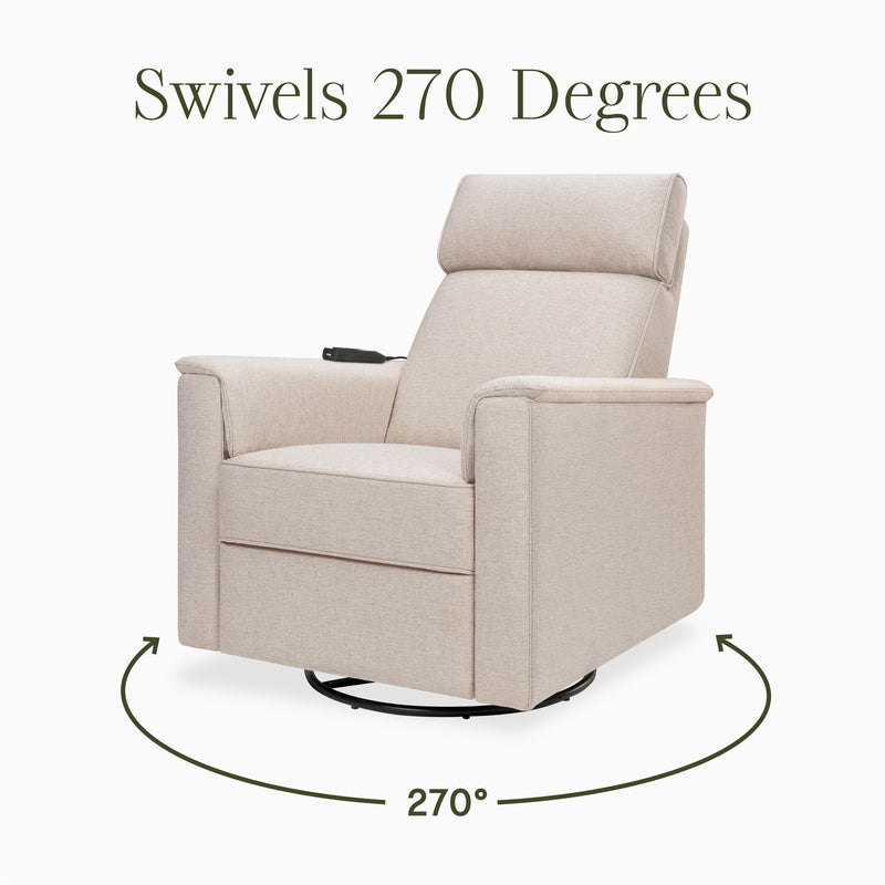Namesake Willa Deluxe Power Recliner and Swivel Glider with Heat + Massage
