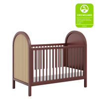 Babyletto Bondi Cane 3-in-1 Convertible Crib with Toddler Bed Conversion Kit