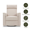 Namesake Willa Deluxe Power Recliner and Swivel Glider with Heat + Massage