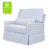 Namesake Crawford Pillowback Chair and a Half Comfort Swivel Glider