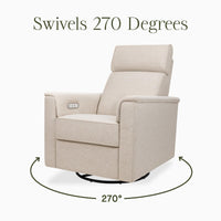 Namesake Willa Plus Power Glider Recliner + Power Headrest