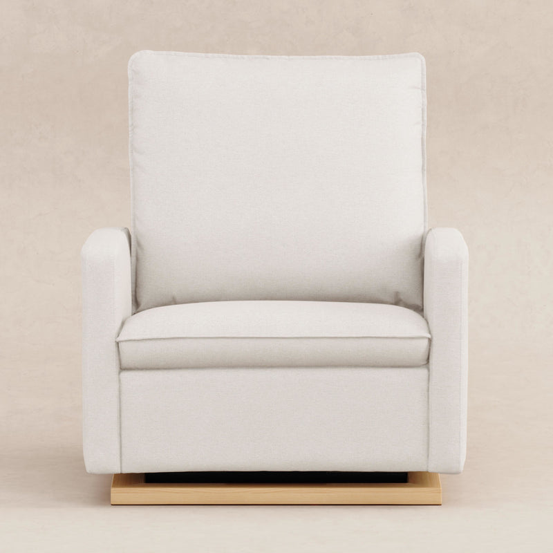 Babyletto Cali Pillowback Chair and a Half Glider in Eco-Performance Fabric | Water Repellent & Stain Resistant