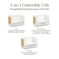 Namesake Marin with Cane 3-in-1 Convertible Crib