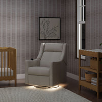 Babyletto Kiwi Deluxe Power Recliner & Swivel Glider with Heat and Massage