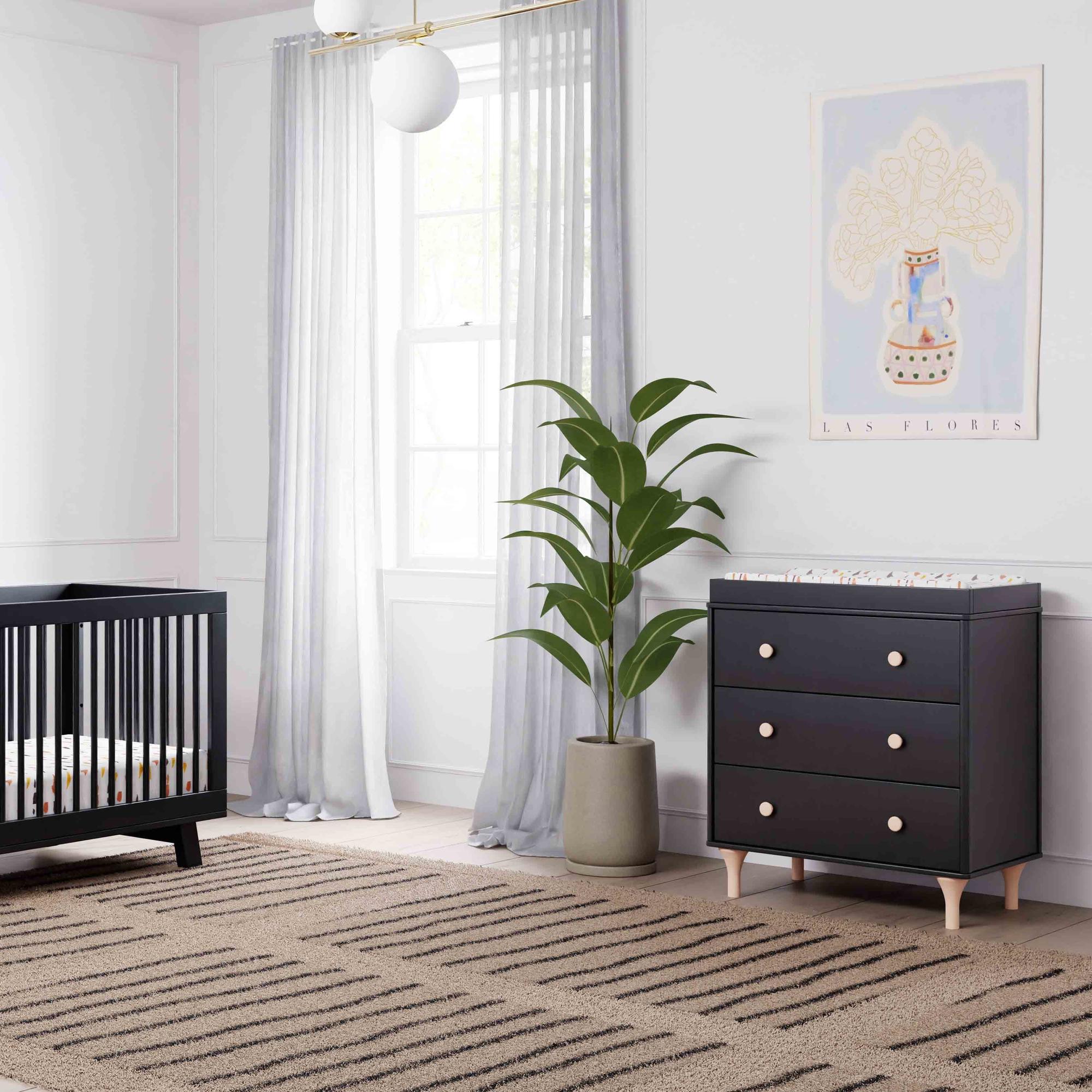 Babyletto Lolly 3-Drawer Changer Dresser with Removable Changing Tray (RTA)