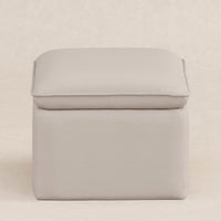 Babyletto Cali Storage Ottoman in Eco-Performance Fabric | Water Repellent & Stain Resistant