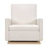 Babyletto Cali Pillowback Chair and a Half Glider in Eco-Performance Fabric | Water Repellent & Stain Resistant
