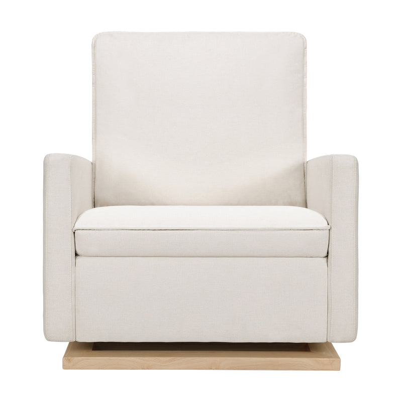 Babyletto Cali Pillowback Chair and a Half Glider in Eco-Performance Fabric | Water Repellent & Stain Resistant