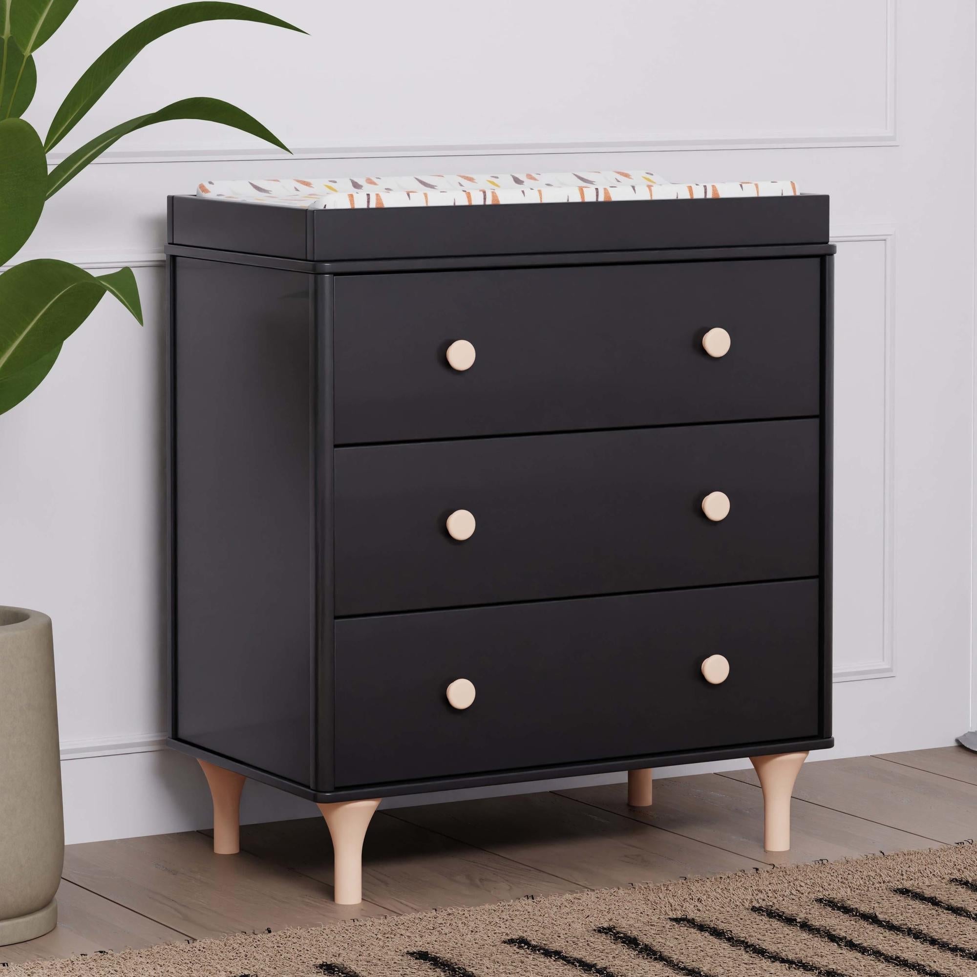 Babyletto Lolly 3-Drawer Changer Dresser with Removable Changing Tray (RTA)