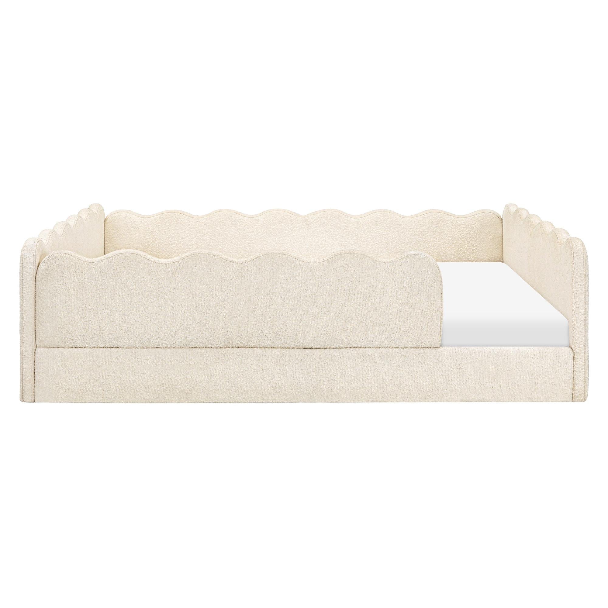 Babyletto Rizo Montessori-Inspired Full Floor Bed with Guardrails