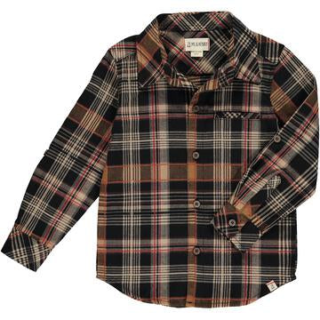 Me & Henry Atwood Woven Shirt | Brown Plaid