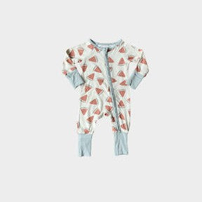 Baby Sprouts Footless Romper | Watermelon