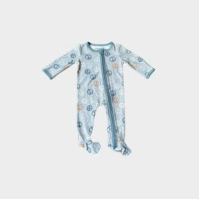 Baby Sprouts Footie Romper | Peace