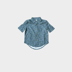 Baby Sprouts Boys Button Up Shirt | Waves