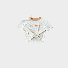Baby Sprouts Tie Front Shirt | Summer in Paradise