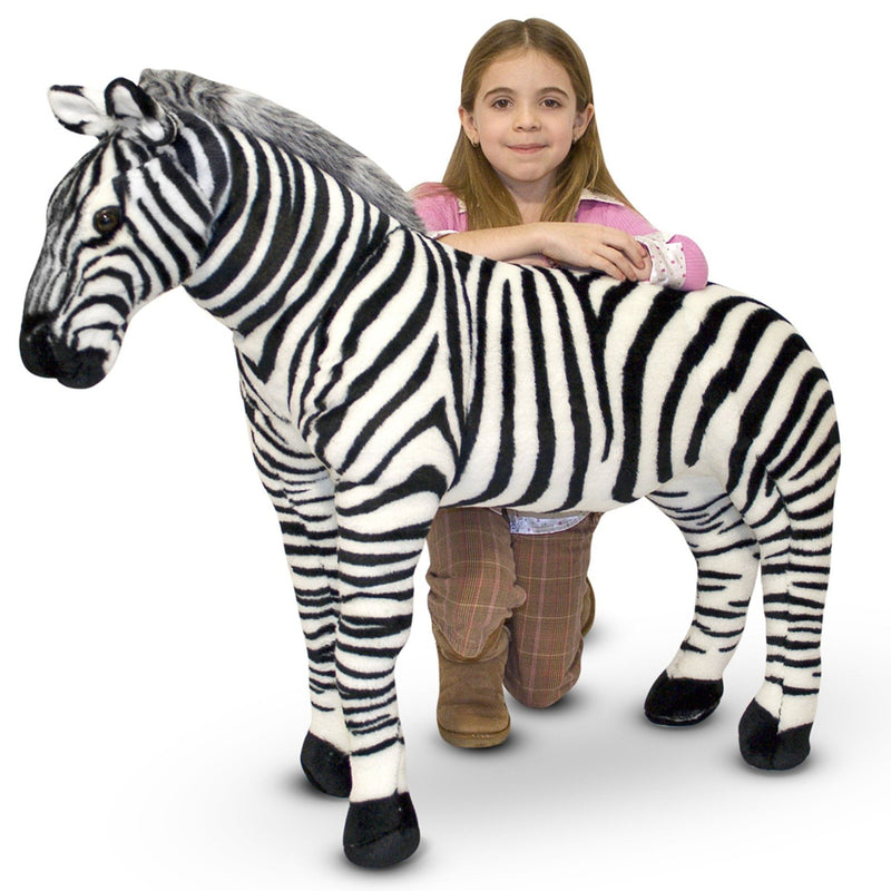 Melissa & Doug Zebra Giant Stuffed Animal