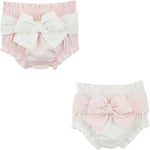 Mud Pie Pink Bow Diaper Cover