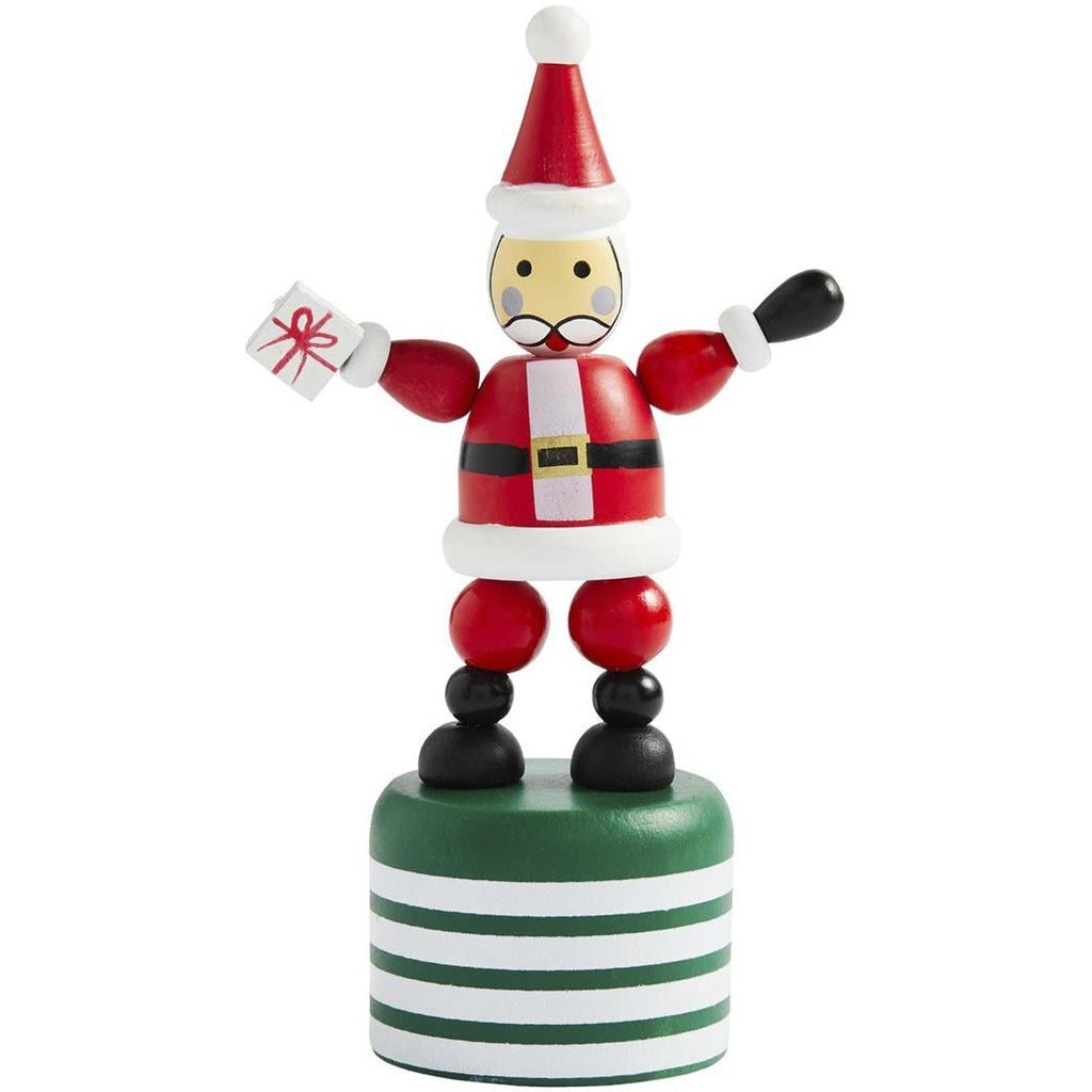 Mud Pe Santa Small Xmas CANSTERS, 6 x 4 da, WHTE | Whte Mud Pe Santa Small Xmas CANSTERS, 6 x 4 da, WHTE | Whte