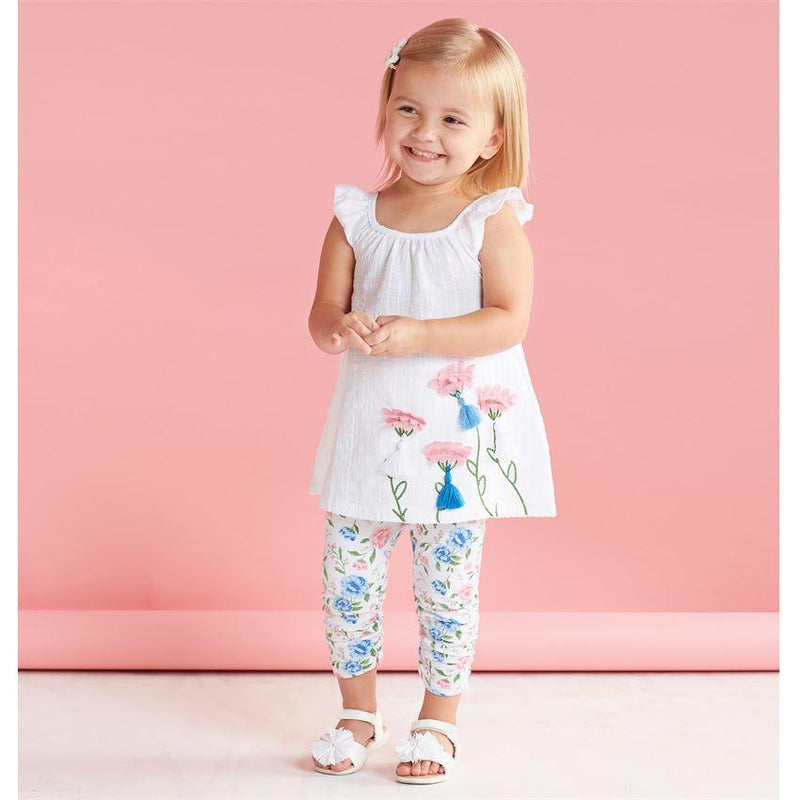 Mud Pie Floral Tunic & Capri