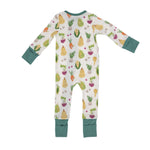 Angel Dear Baby Vegetables 2-Way Zipper Romper
