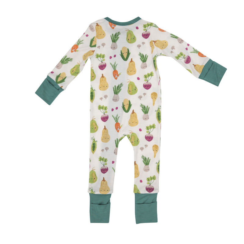 Angel Dear Baby Vegetables 2-Way Zipper Romper
