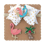 Mud Pie Mermaid 3-1 Bow Set
