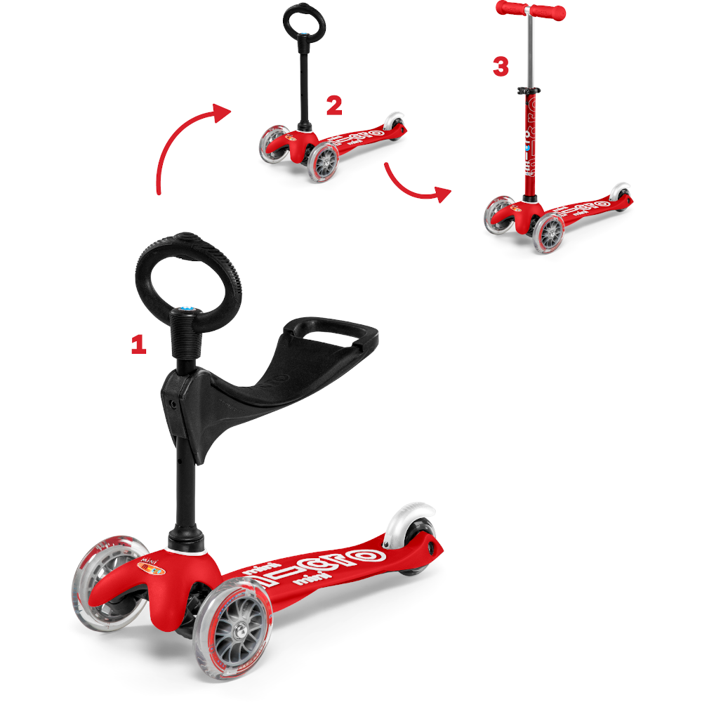 Micro Kickboard Mini 3-in-1 Deluxe – Crib & Kids
