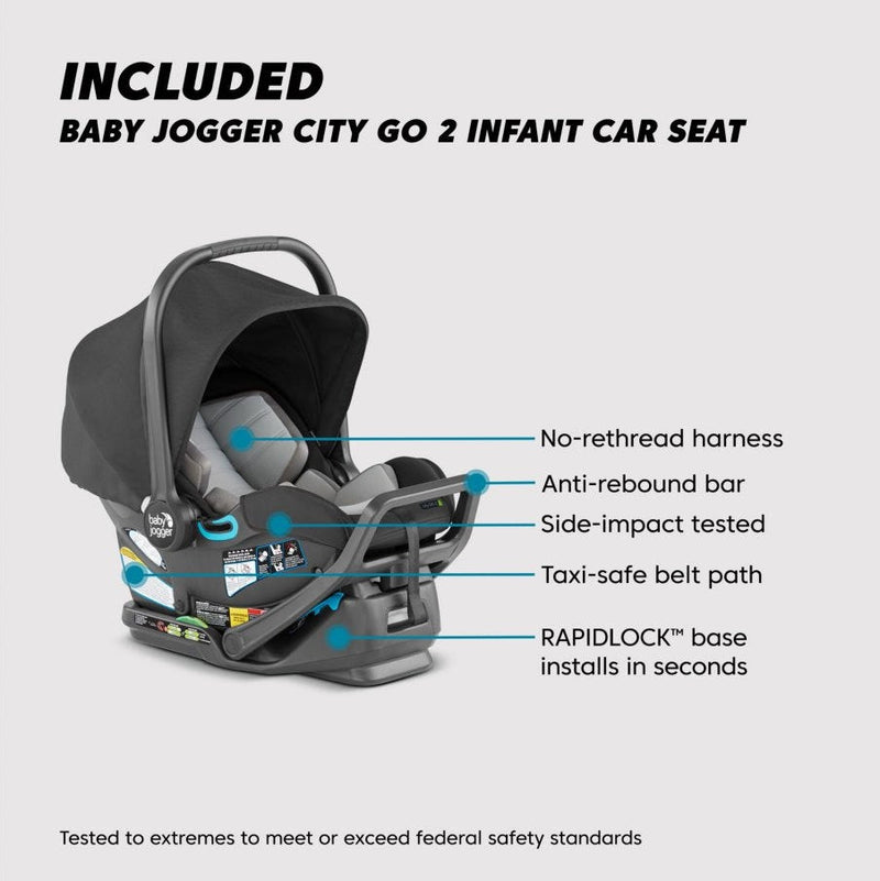 jord kopi dør Baby Jogger City Select 2 + City GO 2 Travel System – Crib & Kids