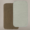 Oilo Bark Brown & Sea Moss Sage Green Premium Muslin Burp Cloth 2-Pack