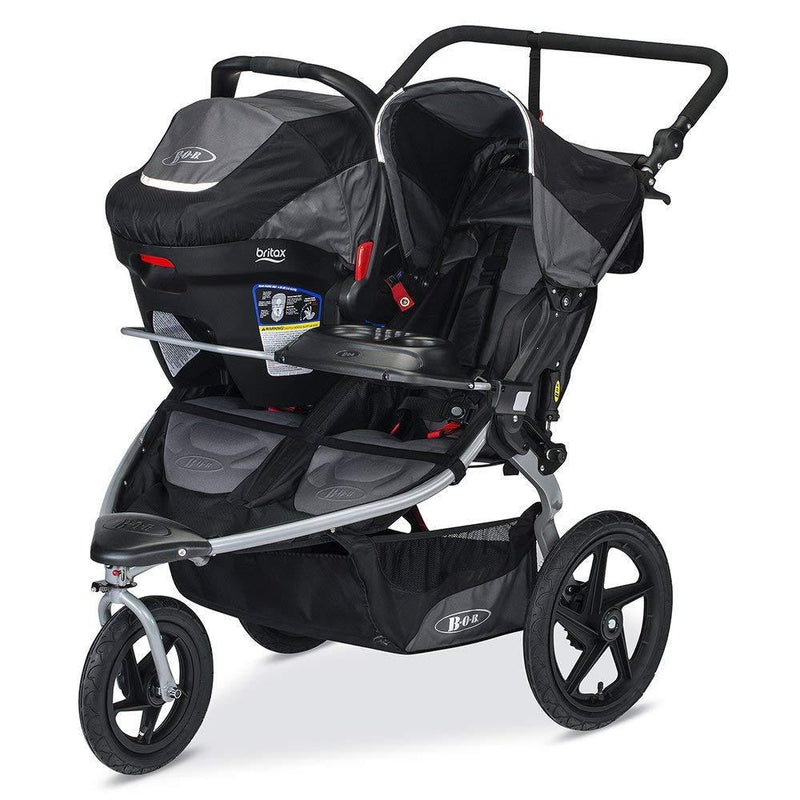 double stroller compatible with britax infant car seat BOB Revolution Duallie Infant Car Seat Adapter