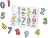 Melissa & Doug See-Inside Numbers Peg Puzzle - 10 pieces