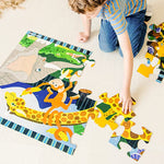 Melissa & Doug Safari Social Floor Puzzle - 24 Pieces