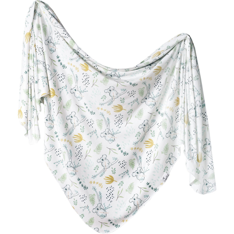Copper Pearl Knit Swaddle Blanket | Aussie