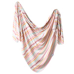 Copper Pearl Knit Swaddle Blanket | Belle