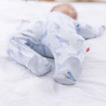 Magnetic Me Blue Jolie Giraffe Organic Cotton Magnetic Parent Favorite Footie