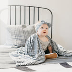 Copper Pearl Knit Headband Bow | Nash