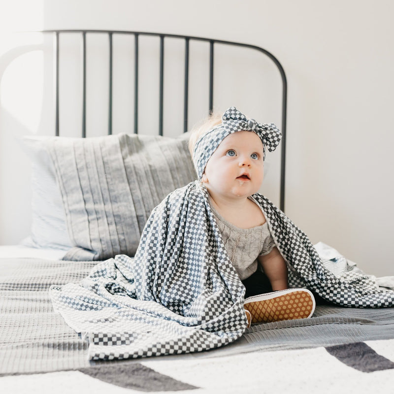Copper Pearl Knit Headband Bow | Nash