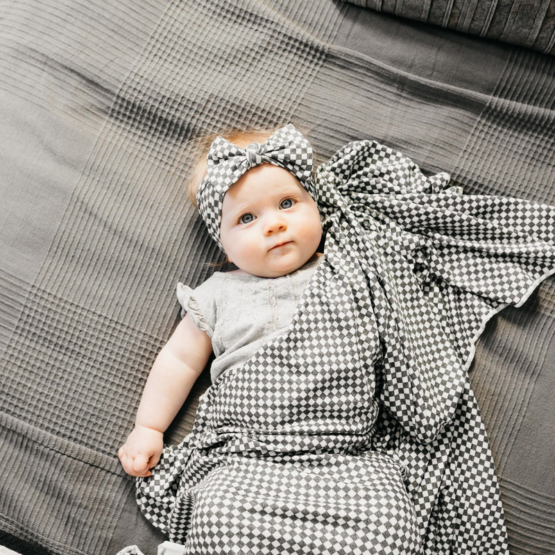 Copper Pearl Knit Headband Bow | Nash