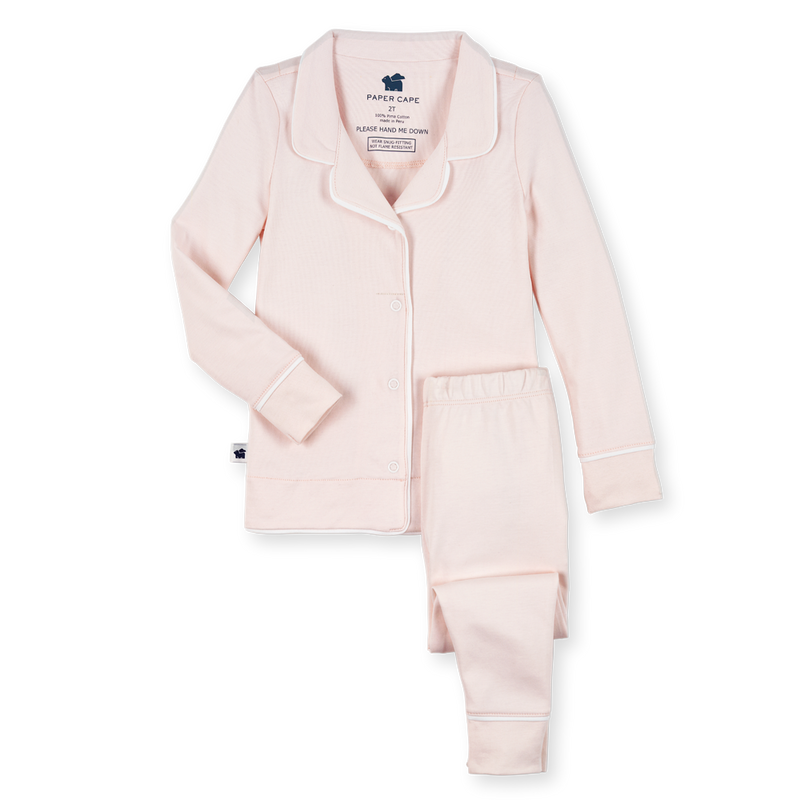 Paper Cape Classic Pajamas | Pink Blush