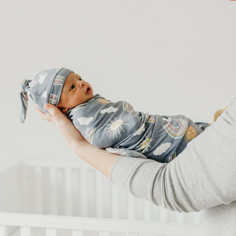 Copper Pearl Knit Swaddle Blanket | Hope