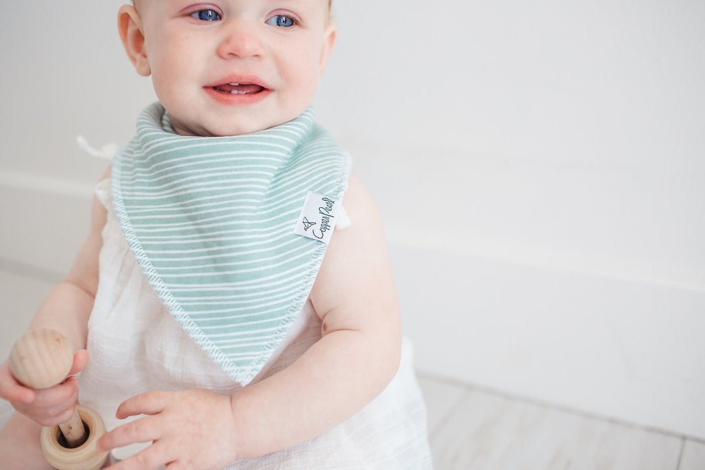 summer infant bib Copper Pearl Baby Bandana Bibs