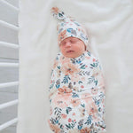 Copper Pearl Knit Swaddle Blanket | Autumn