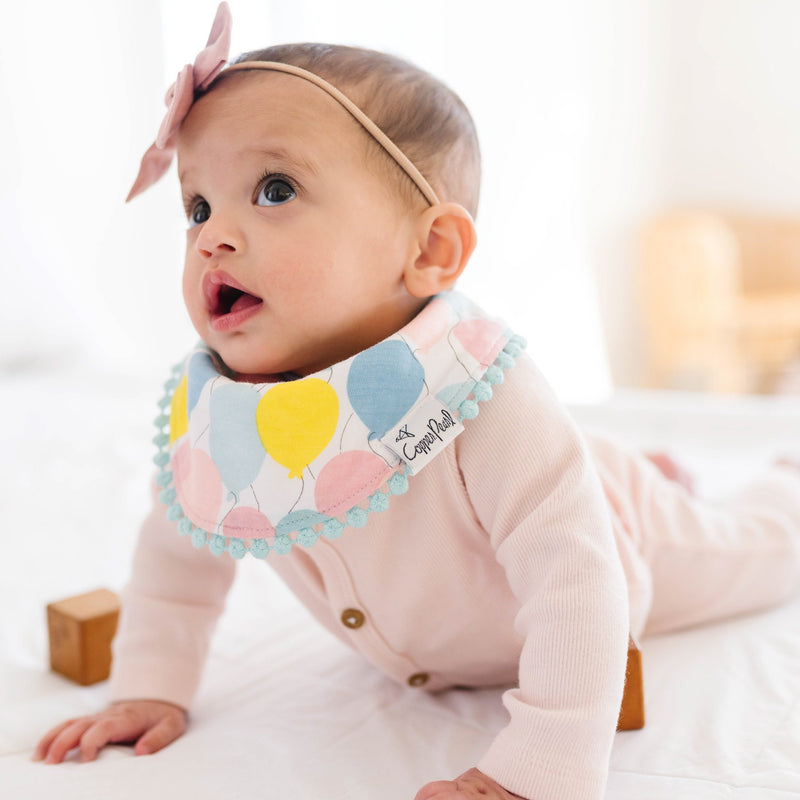Copper Pearl Baby Fashion Bibs | Celebration