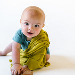 Copper Pearl Knit Swaddle Blanket | Squirt
