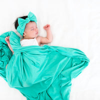 Copper Pearl Knit Swaddle Blanket | Spout