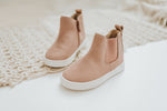 Consciously Baby Waxed Leather Chelsea Boot | Color 'Antelope Pink'